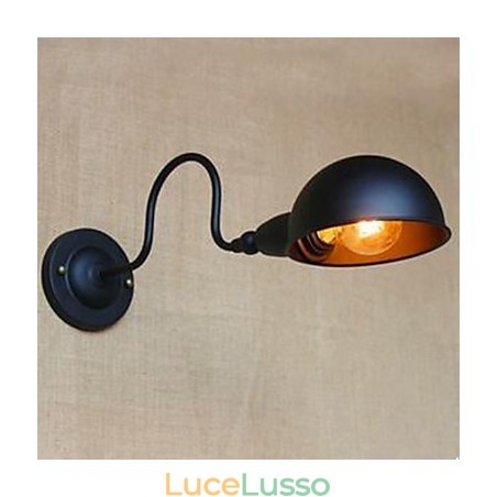 Comodino da camera da letto retrò nero di alta qualità con personalità che ruota attorno al corridoio decorativo della parete Comodino da camera da letto retrò nero di alta qualità con personalità che ruota attorno al corridoio decorativo della parete
