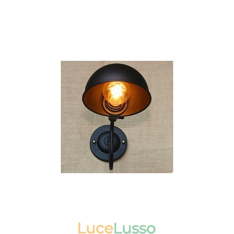 Comodino da camera da letto retrò nero di alta qualità con personalità che ruota attorno al corridoio decorativo della parete
