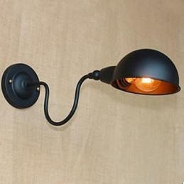 Comodino da camera da letto retrò nero di alta qualità con personalità che ruota attorno al corridoio decorativo della parete