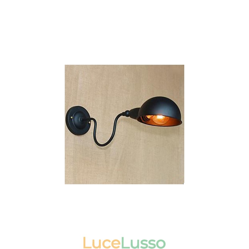 Comodino da camera da letto retrò nero di alta qualità con personalità che ruota attorno al corridoio decorativo della parete