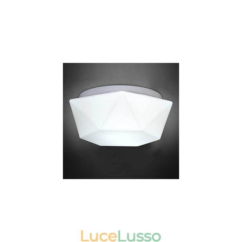 Cupola di vetro con diamante bianco creativo Assorbe la luce