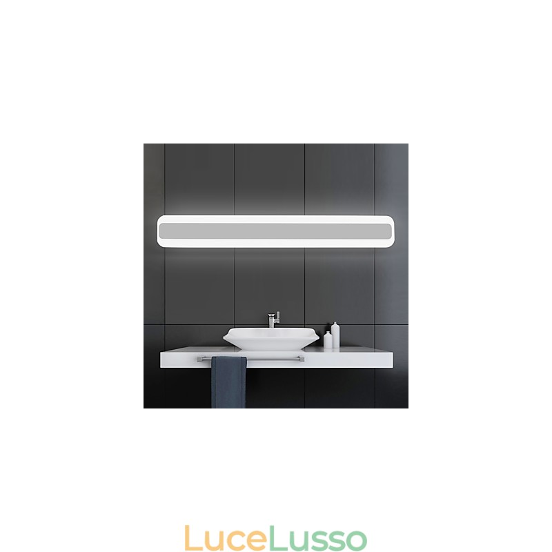 Lampada da specchio lunga di alta qualità, luci da bagno, applique da parete