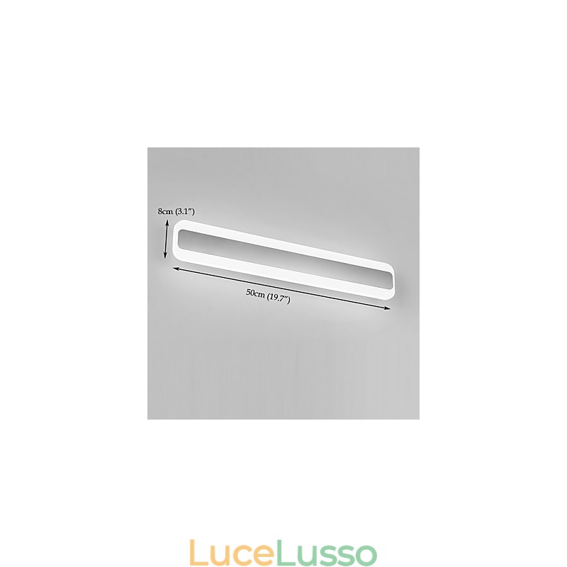 Lampada da specchio lunga di alta qualità, luci da bagno, applique da parete