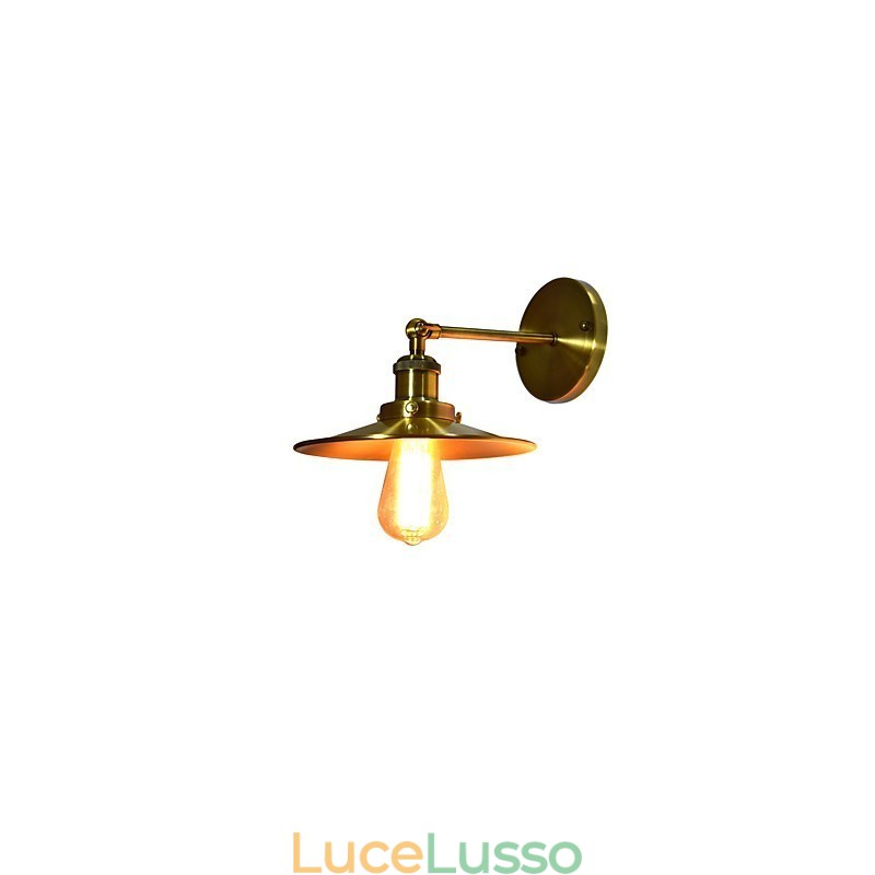 Rustic Lodge Tradizionale Classico Ottone Caratteristica per Applique da Parete Downlight Applique