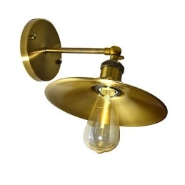 Rustic Lodge Tradizionale Classico Ottone Caratteristica per Applique da Parete Downlight Applique