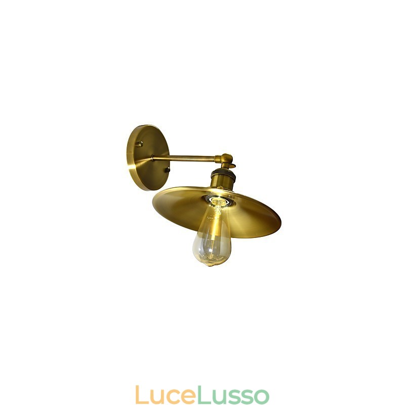 Rustic Lodge Tradizionale Classico Ottone Caratteristica per Applique da Parete Downlight Applique