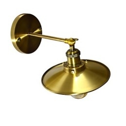 Rustic Lodge Tradizionale Classico Ottone Caratteristica per Applique da Parete Downlight Applique