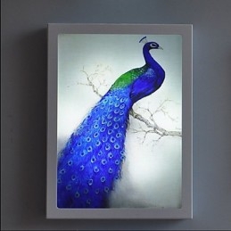 Pittura moderna contemporanea integrata, caratteristica moderna contemporanea per applique da parete con luce ambientale