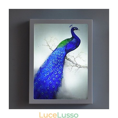 Pittura moderna contemporanea integrata, caratteristica moderna contemporanea per applique da parete con luce ambientale Pittura moderna contemporanea integrata, caratteristica moderna contemporanea per applique da parete con luce ambientale