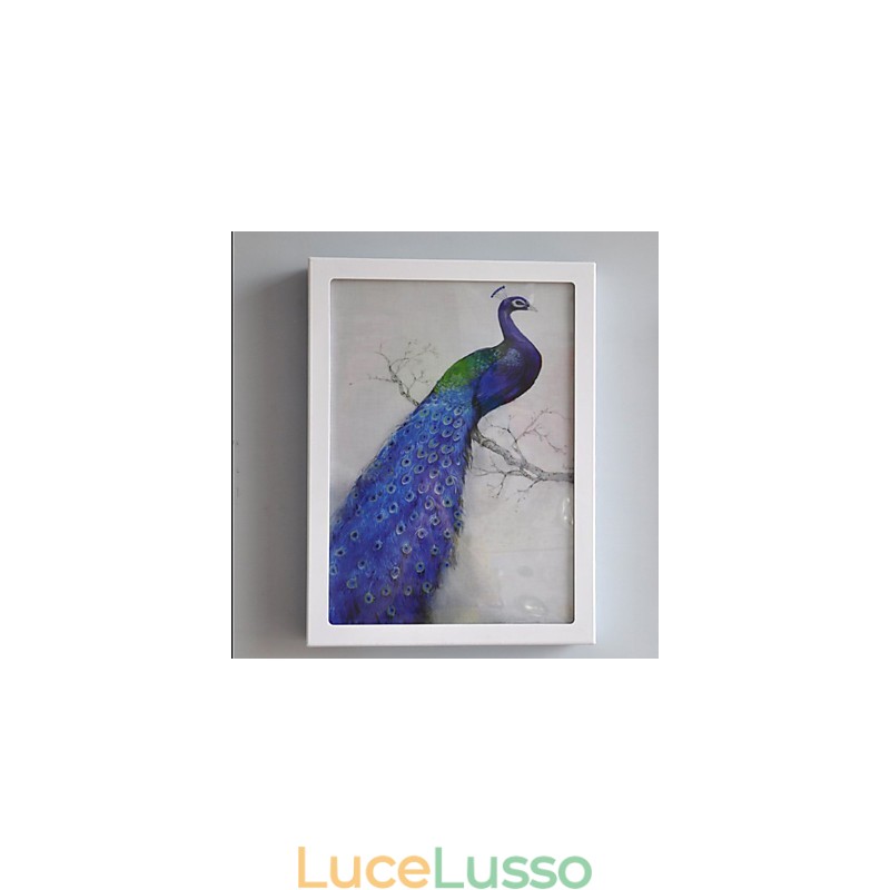 Pittura moderna contemporanea integrata, caratteristica moderna contemporanea per applique da parete con luce ambientale