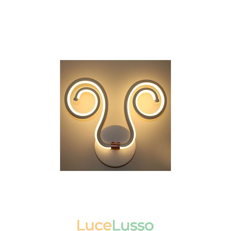 Moderna lampada da parete semplice in alluminio, lampade da comodino creative per corridoio, illuminazione