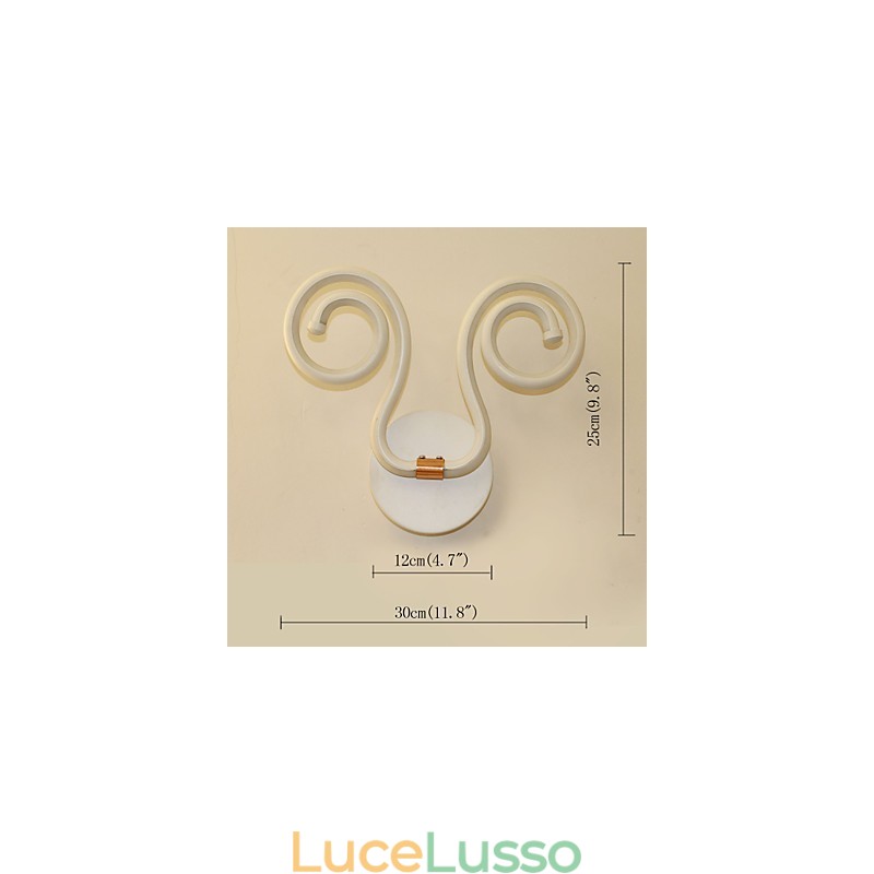 Moderna lampada da parete semplice in alluminio, lampade da comodino creative per corridoio, illuminazione