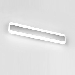 Moderna caratteristica cromata contemporanea per luce ambientale, illuminazione da parete per bagno