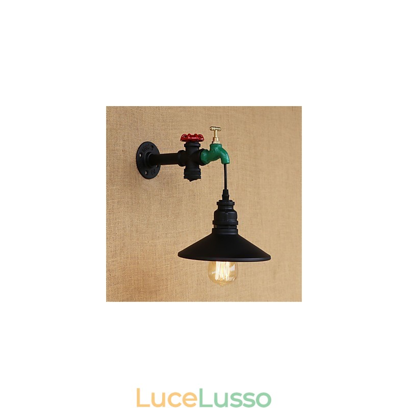 Applique da parete con luce ambientale in stile mini, caratteristica della pittura retrò, novità del paese