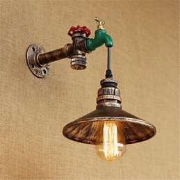 Applique da parete con luce ambientale in stile mini, caratteristica della pittura retrò, novità del paese