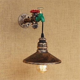 Applique da parete con luce ambientale in stile mini, caratteristica della pittura retrò, novità del paese