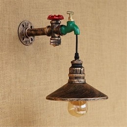 Applique da parete con luce ambientale in stile mini, caratteristica della pittura retrò, novità del paese