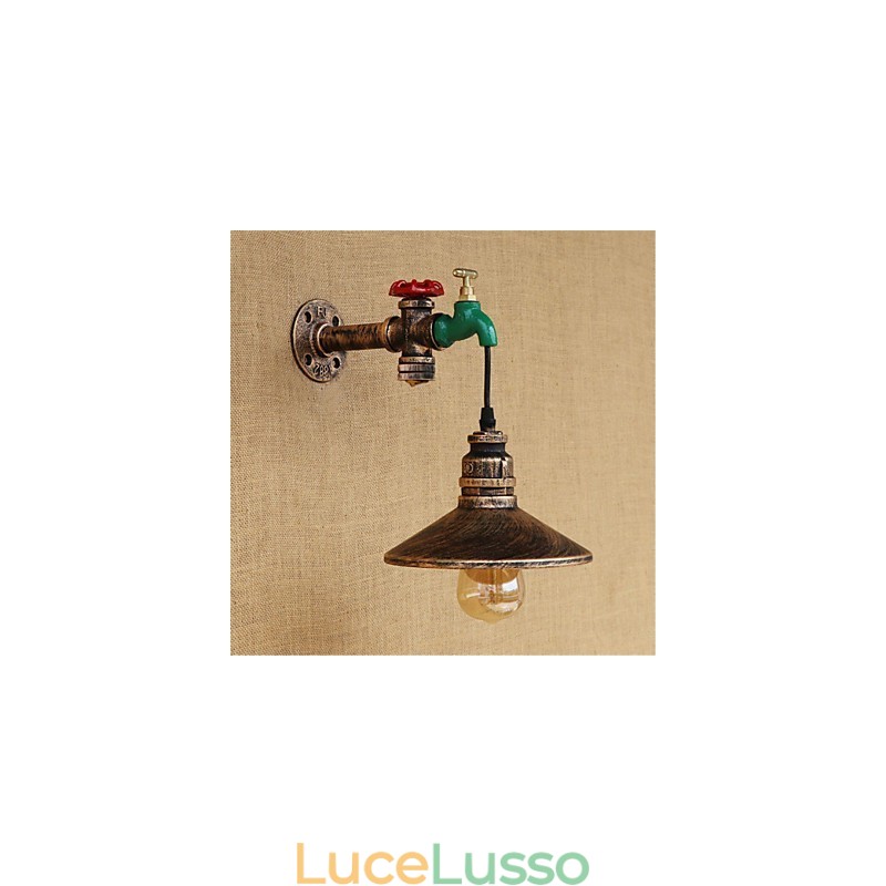 Applique da parete con luce ambientale in stile mini, caratteristica della pittura retrò, novità del paese