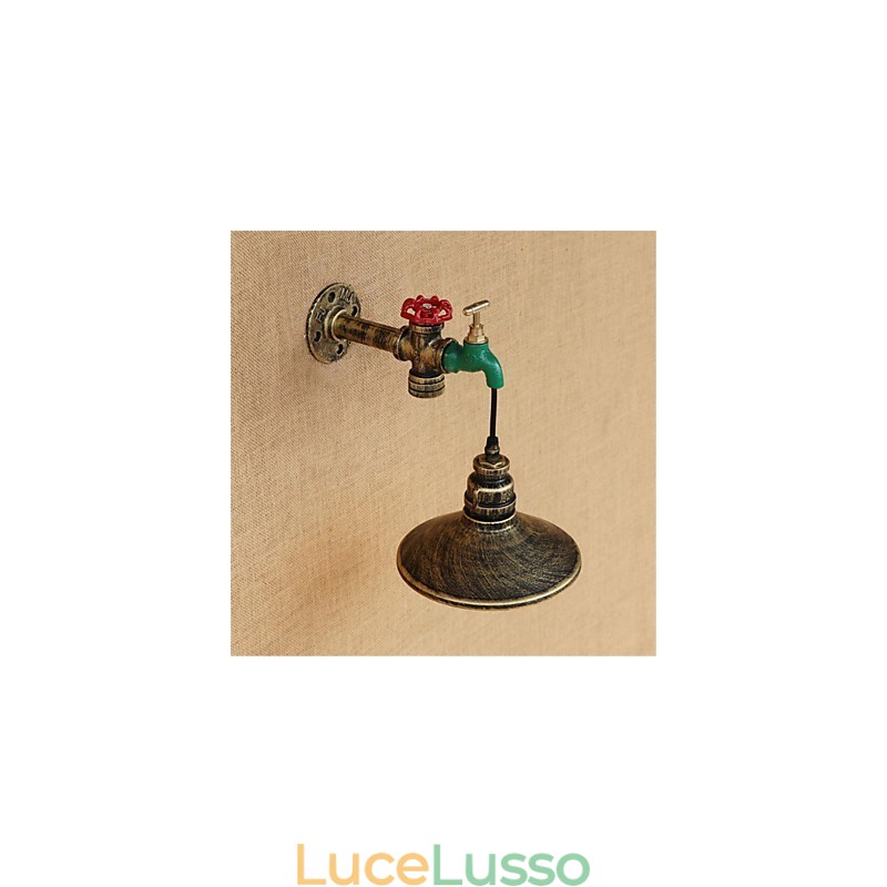 Applique da parete con luce ambientale in stile mini, caratteristica della pittura retrò, novità del paese