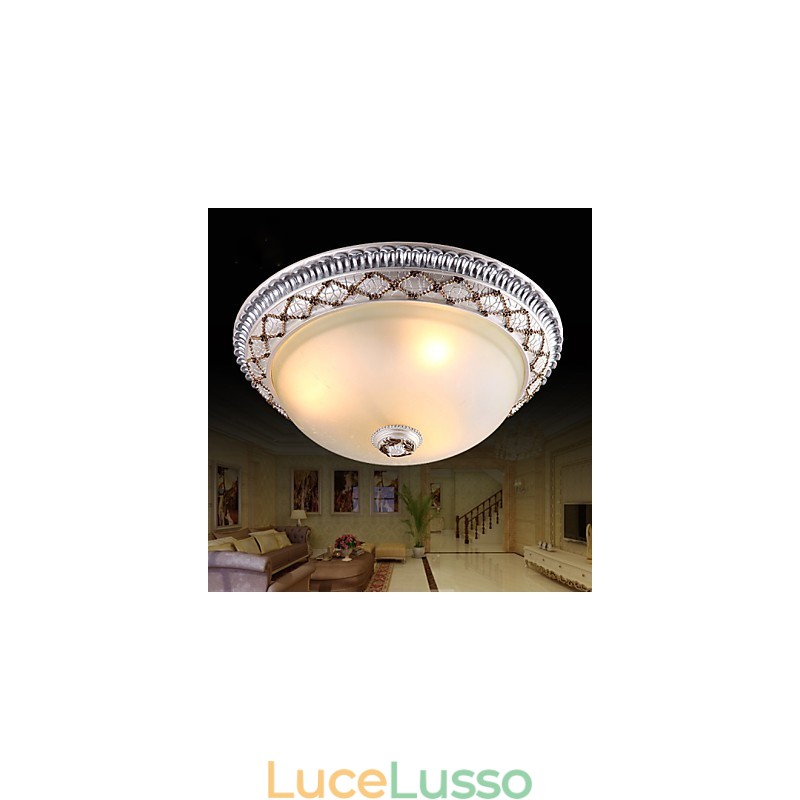 Lampada a cupola in vetro resina tipo Europa Dolce per assorbire la luce della cupola