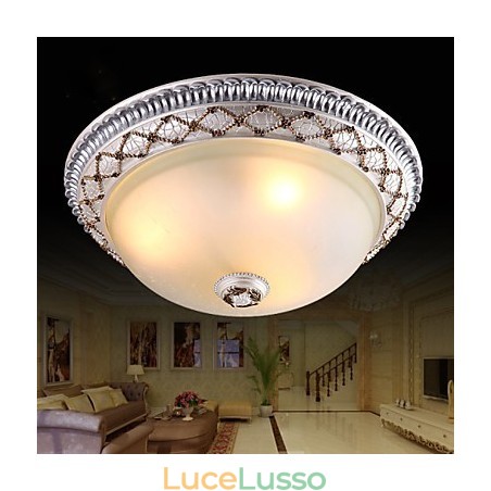 Lampada a cupola in vetro resina tipo Europa Dolce per assorbire la luce della cupola Lampada a cupola in vetro resina tipo Europa Dolce per assorbire la luce della cupola