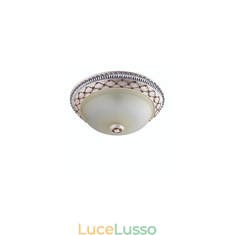 Lampada a cupola in vetro resina tipo Europa Dolce per assorbire la luce della cupola