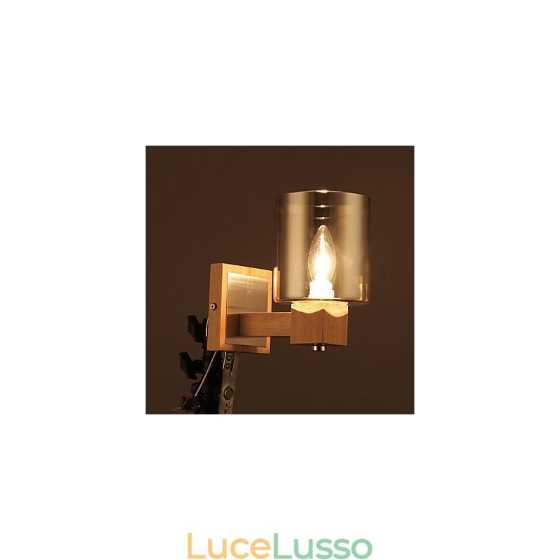 Lampada da parete in vetro moderna contemporanea altre caratteristiche per mini stile luce ambientale applique da parete applique da parete