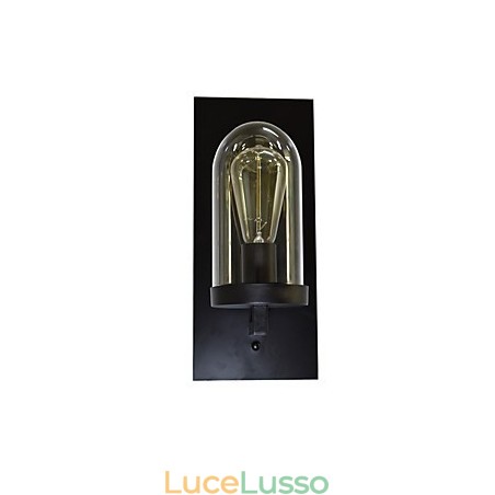 Lampada da parete in acciaio verniciato, decorazione da caffè americano nero stupido, lampada da parete retrò, lampada a spada laser sulla parete Lampada da parete in acciaio verniciato, decorazione da caffè americano nero stupido, lampada da parete retrò, lampada a spada laser sulla parete