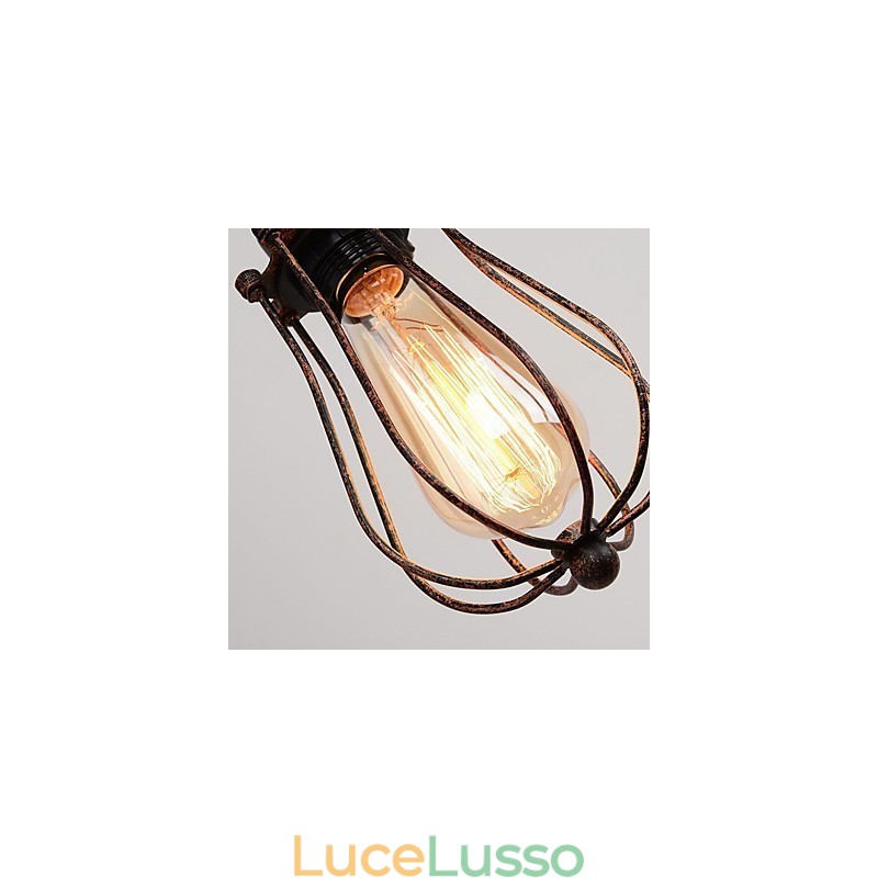 Lampada da parete in ferro retrò industriale Lampada da parete con puleggia di sollevamento di personalità creativa