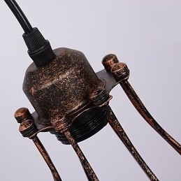 Lampada da parete in ferro retrò industriale Lampada da parete con puleggia di sollevamento di personalità creativa