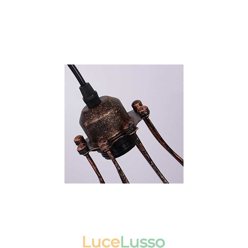 Lampada da parete in ferro retrò industriale Lampada da parete con puleggia di sollevamento di personalità creativa