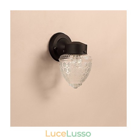 Moderna finitura in ossido nero contemporanea caratteristica per applique da parete in stile mini con luce ambientale Moderna finitura in ossido nero contemporanea caratteristica per applique da parete in stile mini con luce ambientale