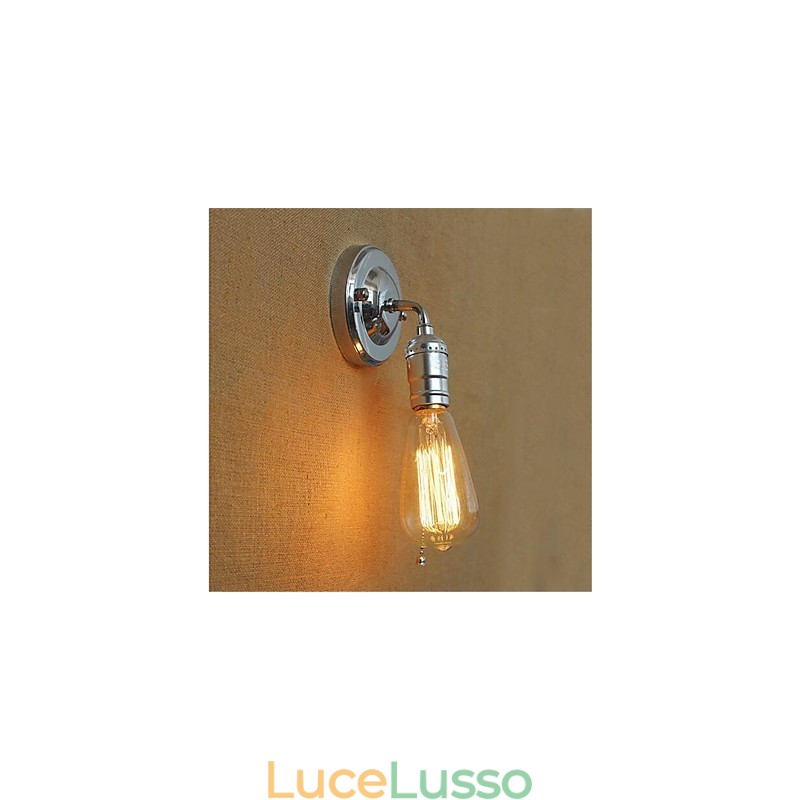 Caratteristica di verniciatura retrò per applique da parete con luce ambientale a braccio oscillante in stile mini