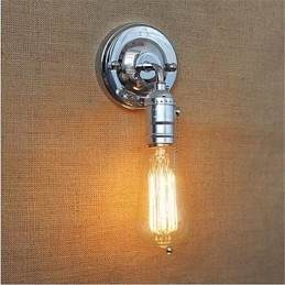 Caratteristica di verniciatura retrò per applique da parete con luce ambientale a braccio oscillante in stile mini