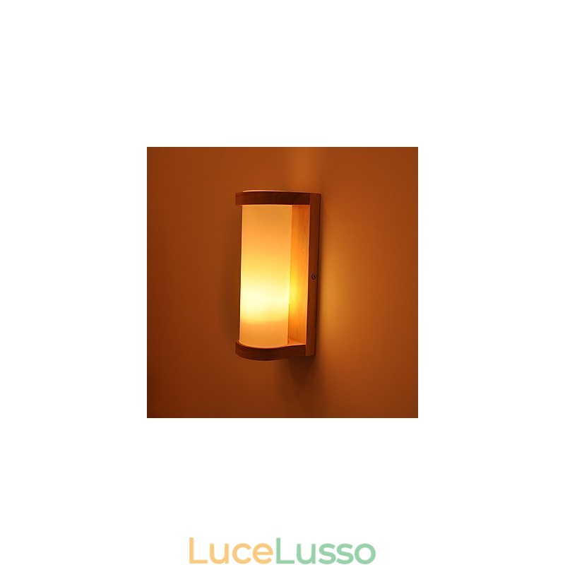 Moderna pittura contemporanea di campagna caratteristica per applique da parete con luce ambientale