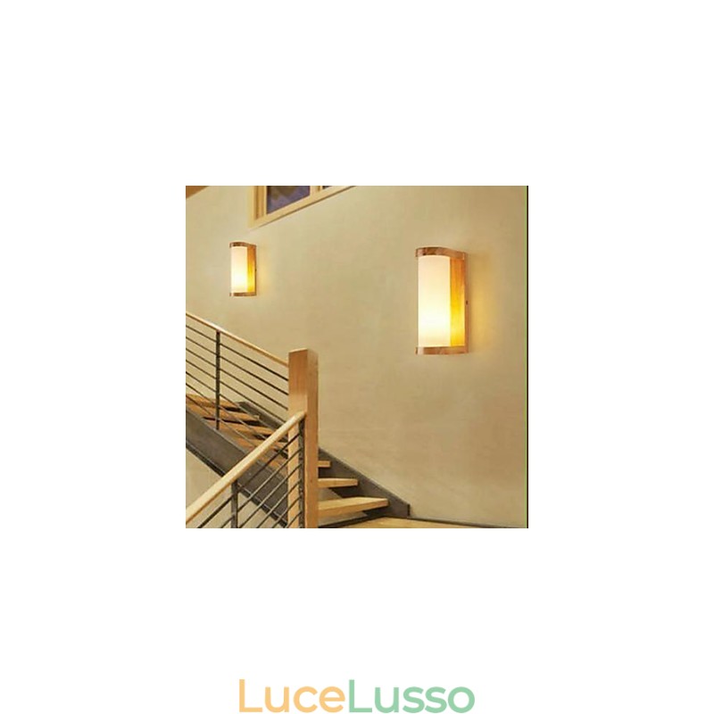 Moderna pittura contemporanea di campagna caratteristica per applique da parete con luce ambientale