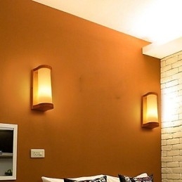 Moderna pittura contemporanea di campagna caratteristica per applique da parete con luce ambientale