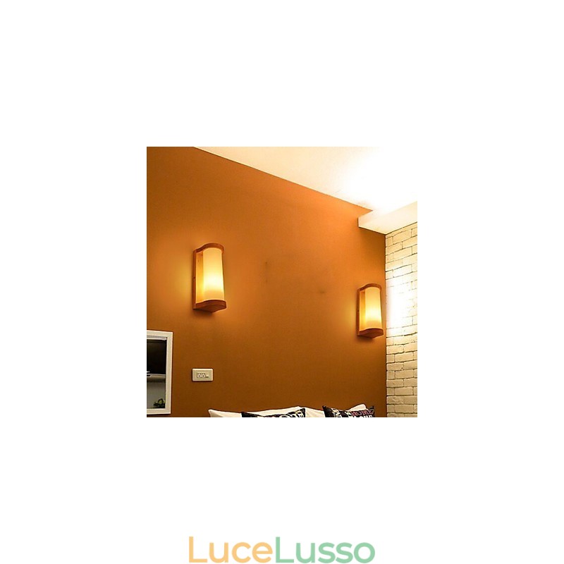 Moderna pittura contemporanea di campagna caratteristica per applique da parete con luce ambientale