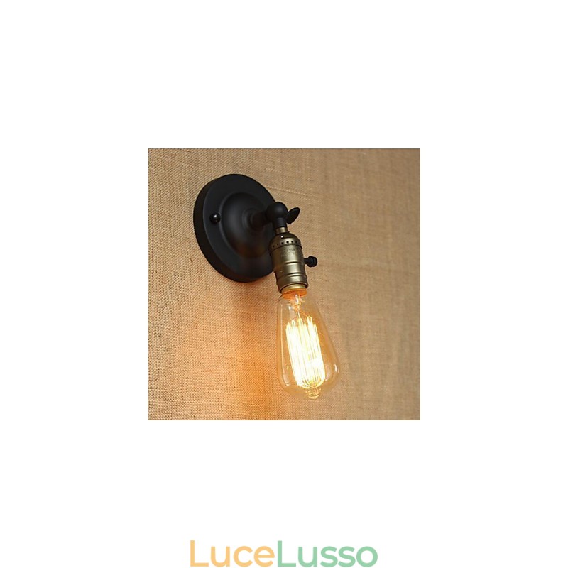 Caratteristica di verniciatura retrò per applique da parete con luce ambientale a braccio oscillante in stile mini