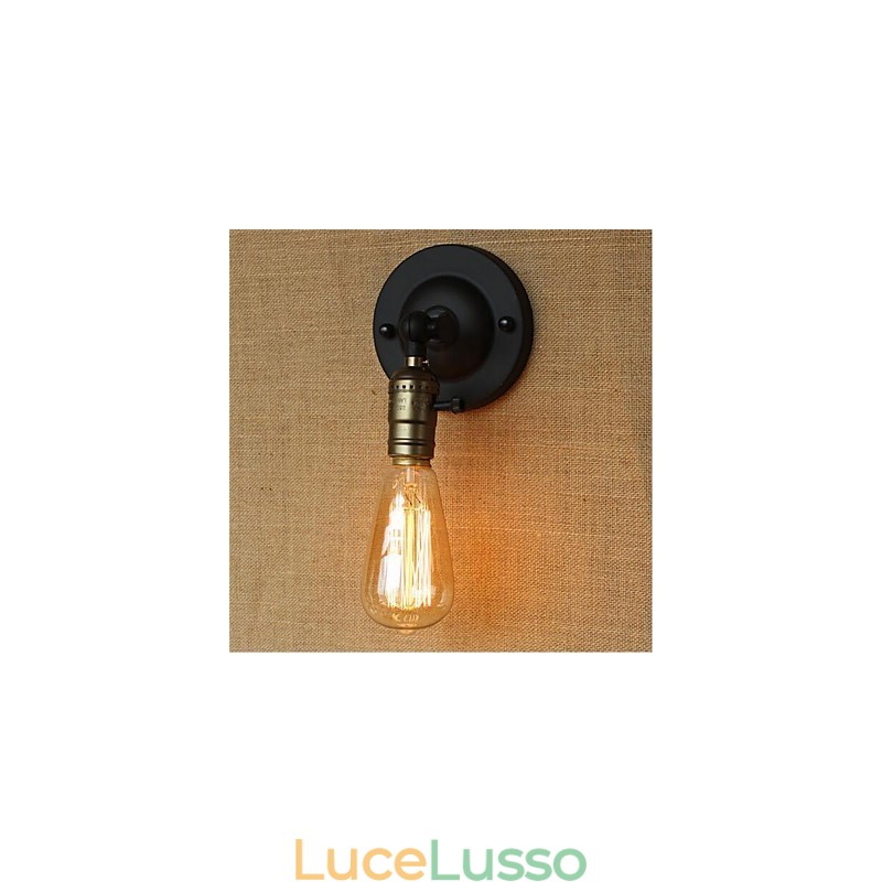Caratteristica di verniciatura retrò per applique da parete con luce ambientale a braccio oscillante in stile mini