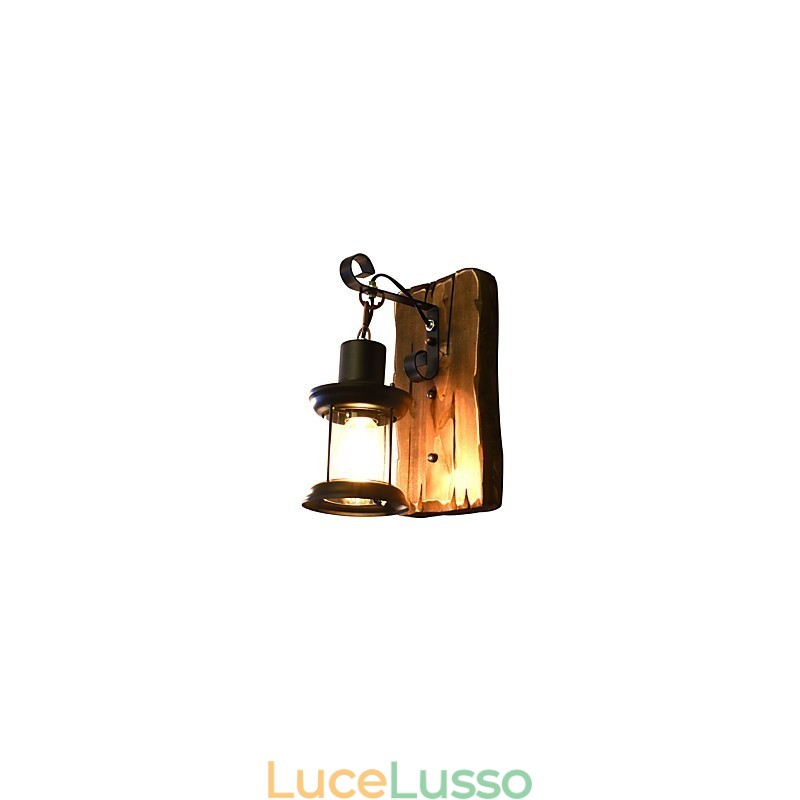 Rustic Lodge Tradizionale Classico Dipinto Caratteristica per Applique Downlight Applique