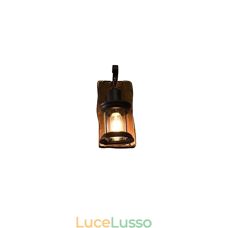 Rustic Lodge Tradizionale Classico Dipinto Caratteristica per Applique Downlight Applique