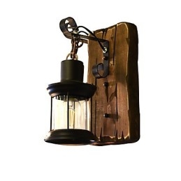 Rustic Lodge Tradizionale Classico Dipinto Caratteristica per Applique Downlight Applique