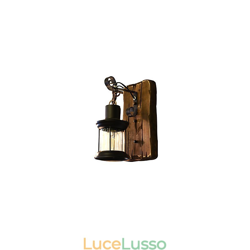 Rustic Lodge Tradizionale Classico Dipinto Caratteristica per Applique Downlight Applique
