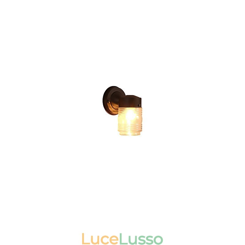 Applique da parete moderna contemporanea finitura ossido nero caratteristica per applique da parete in stile mini luce ambientale