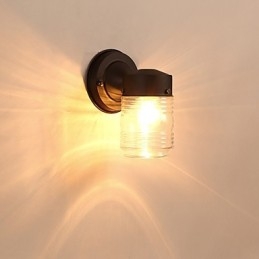 Applique da parete moderna contemporanea finitura ossido nero caratteristica per applique da parete in stile mini luce ambientale