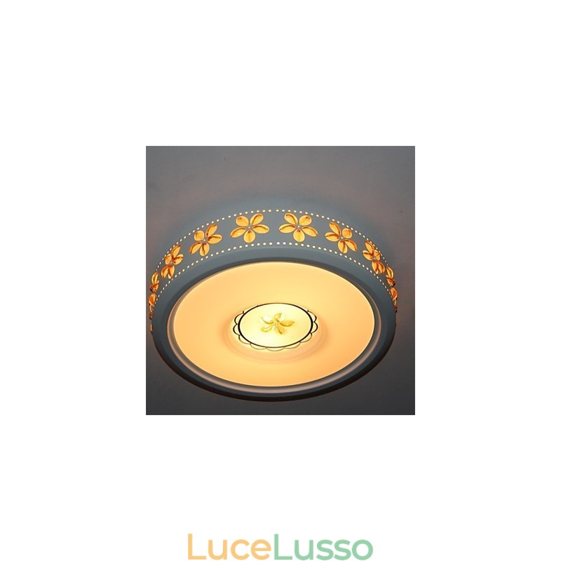 Moderne lampade da soffitto a forma di ferro a 2 teste