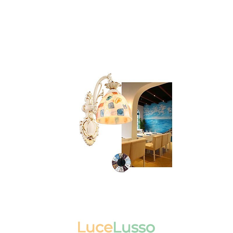 Dipinto rustico Lodge Caratteristica per applique da parete Downlight Applique da parete