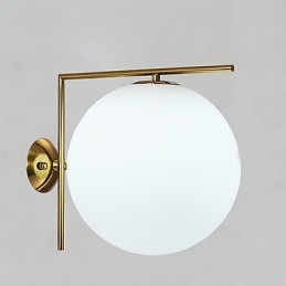 Applique da parete moderna contemporanea in oro rosa con luce ambientale