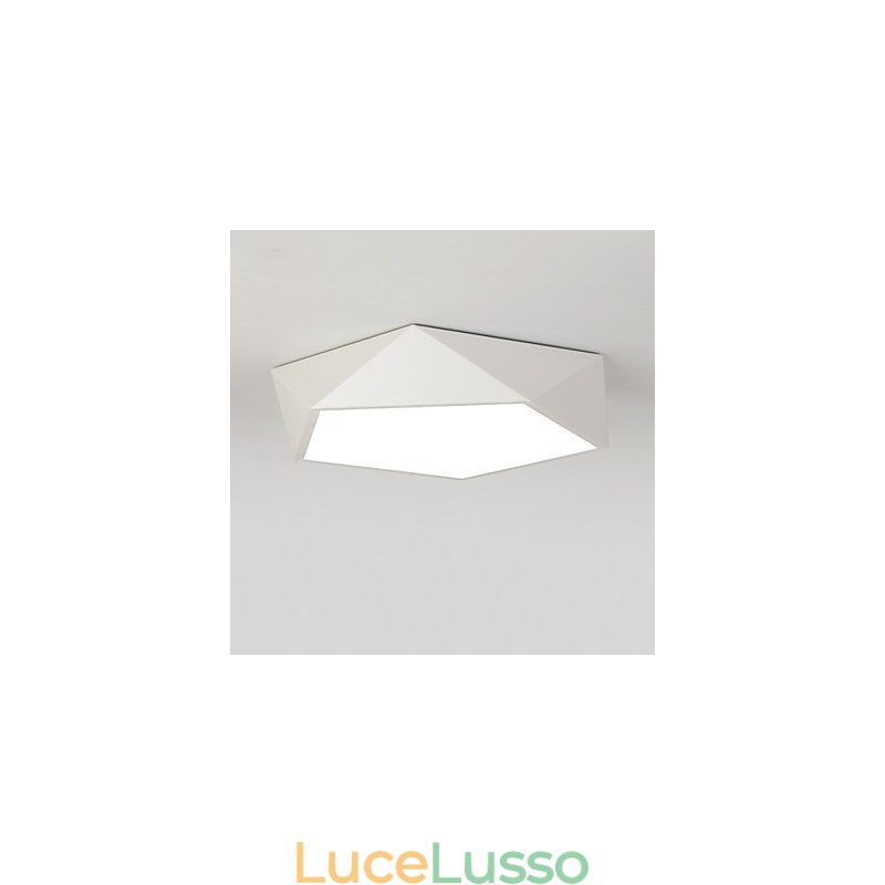 Plafoniera quadrata Lampade da soffitto Moderne in acrilico Breve